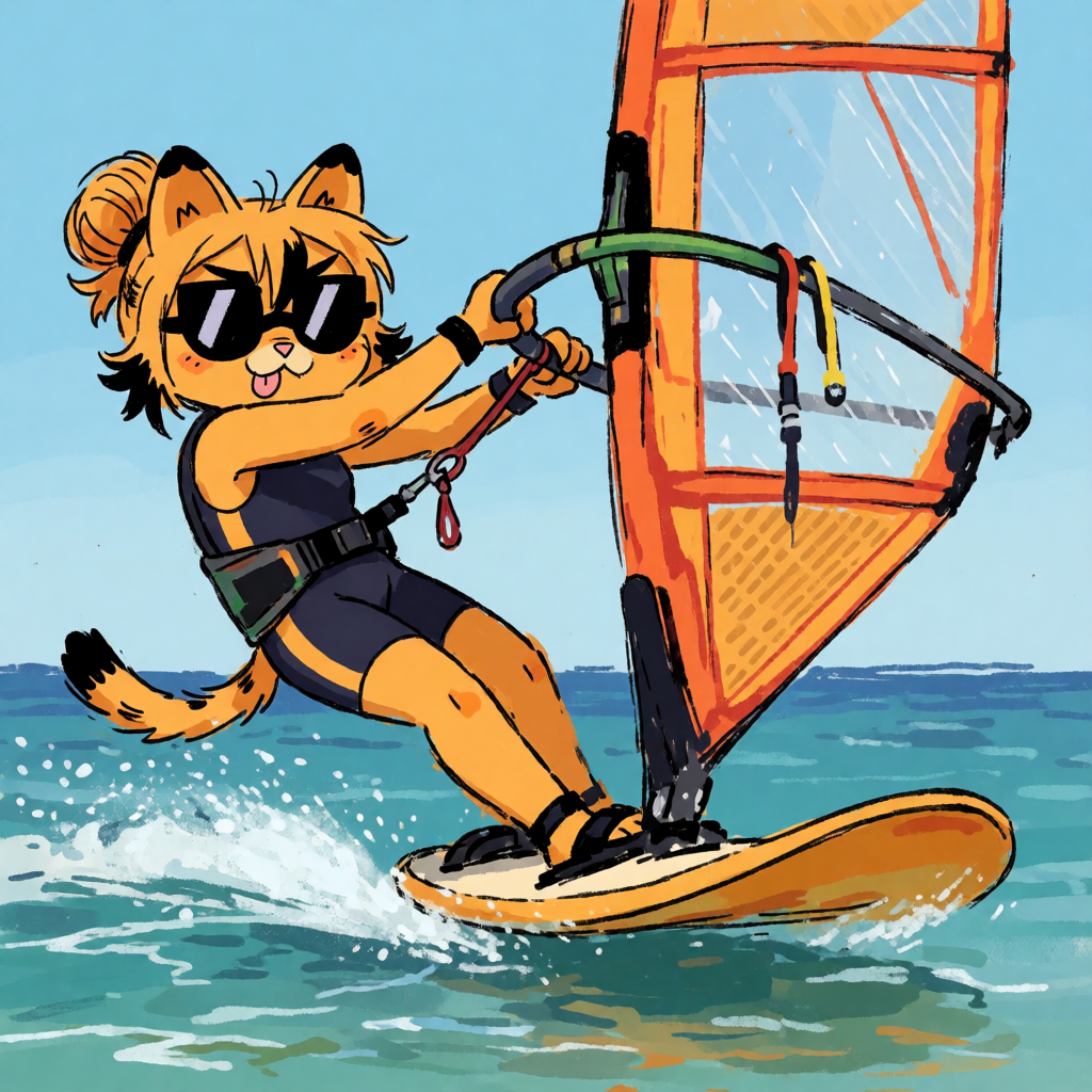 Mal the windsurfer