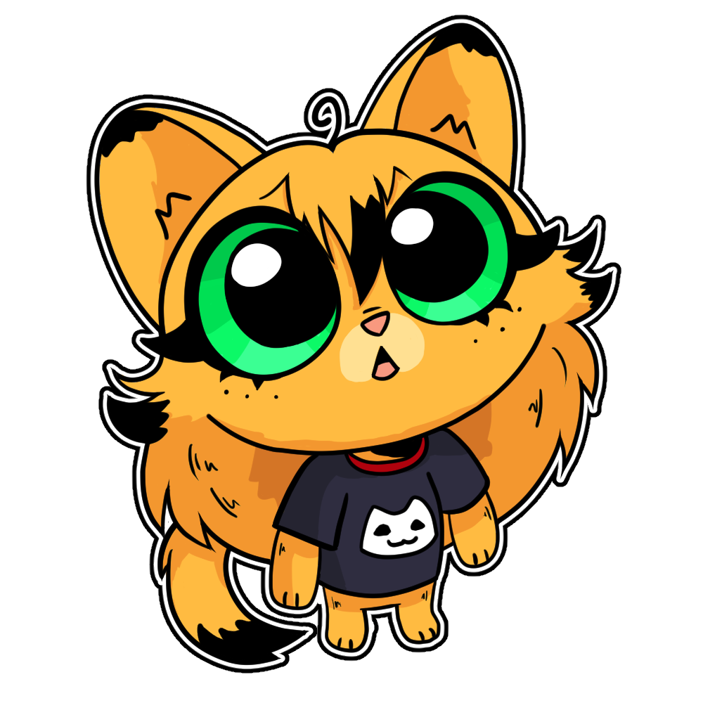 Curious Tiny Marmalade Sticker